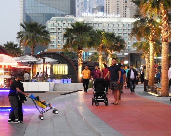Evening at Dubai Marina