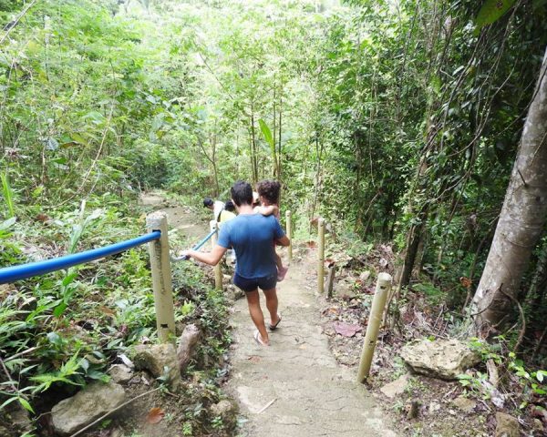 Going down with Dad to the Falls of Can-Umantad