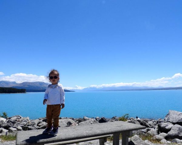 Lara at Lake Pukaki