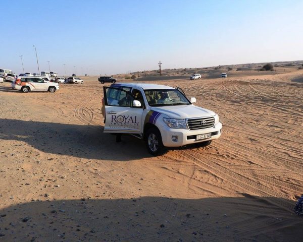 Our car at the Desert Safari