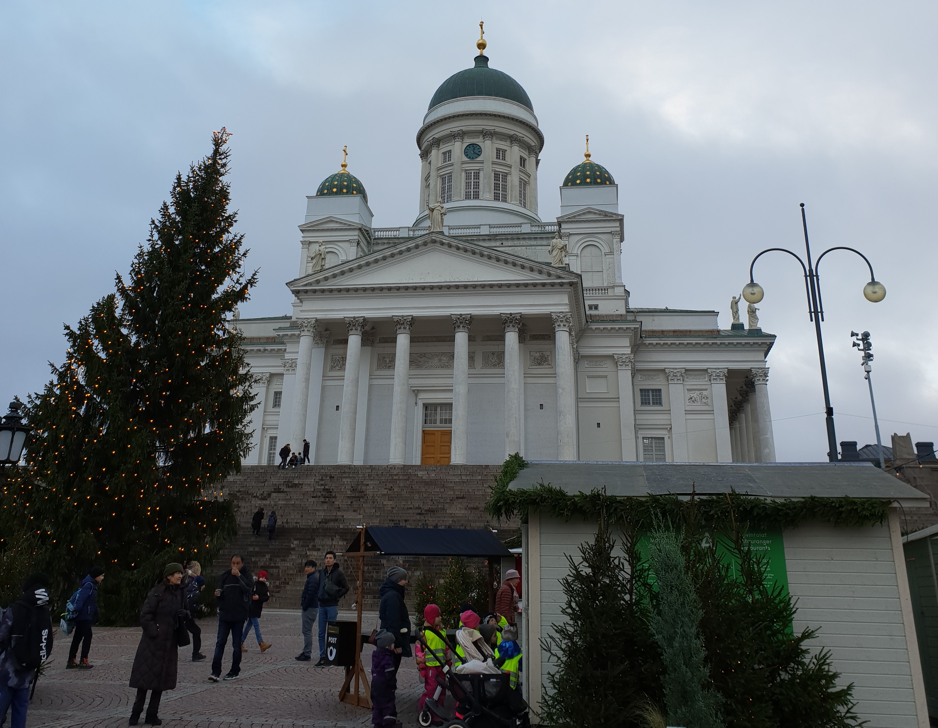 Helsinki Cathedral and Christmas Market
