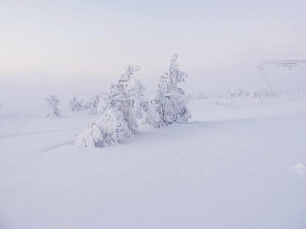 White at Levi Ski Resort, Lapland Finland