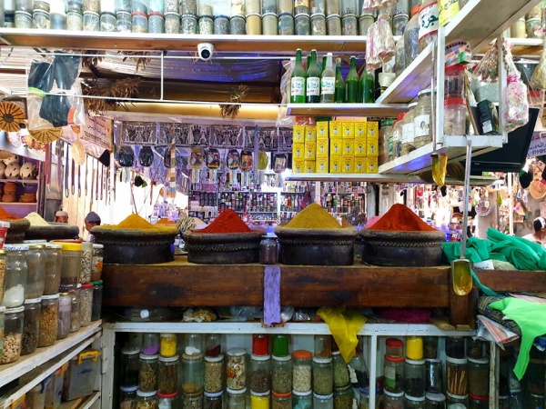 Spices shop in Rissani