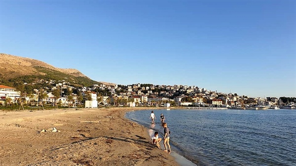 A beach just outside Split