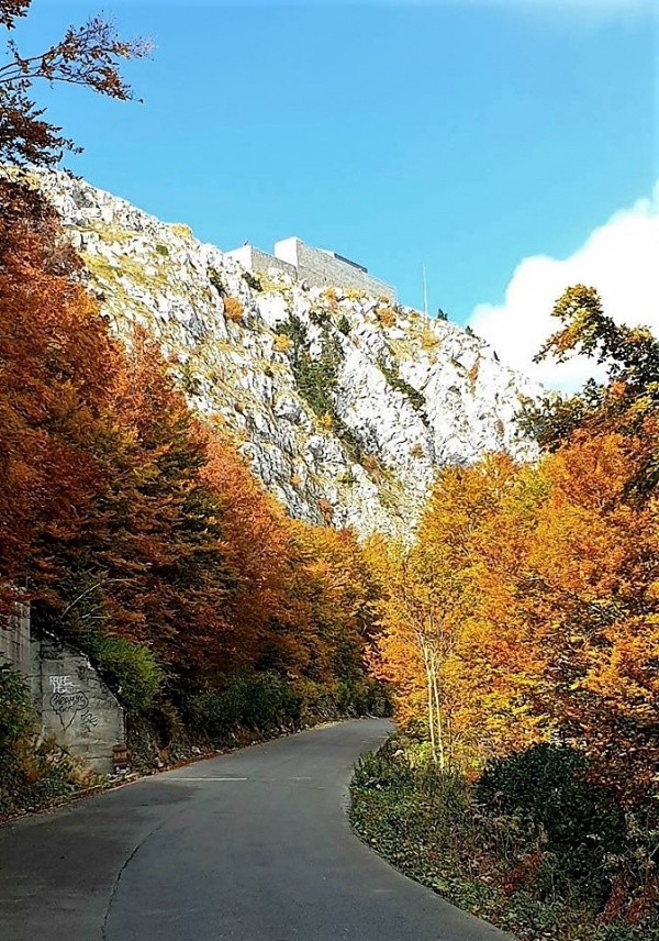 Driving to Lovcen National Park