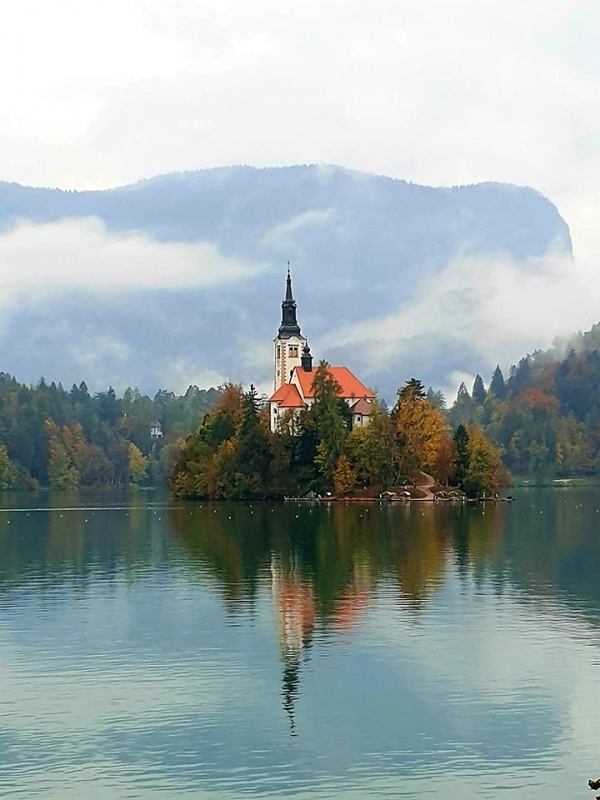 The pilgrimage church dedicated to the Assumption of Mary on Bled Island