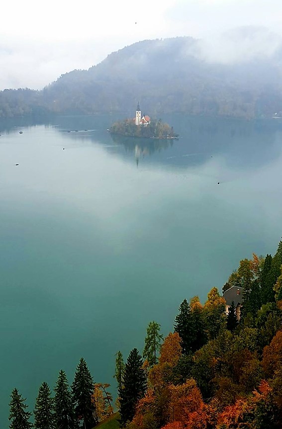 The view from the Castle of Bled