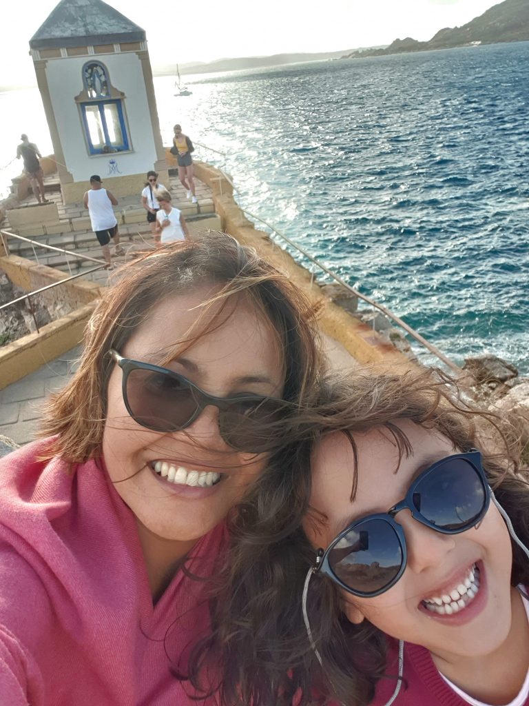 Mom and Lara on the Island of Maddalena