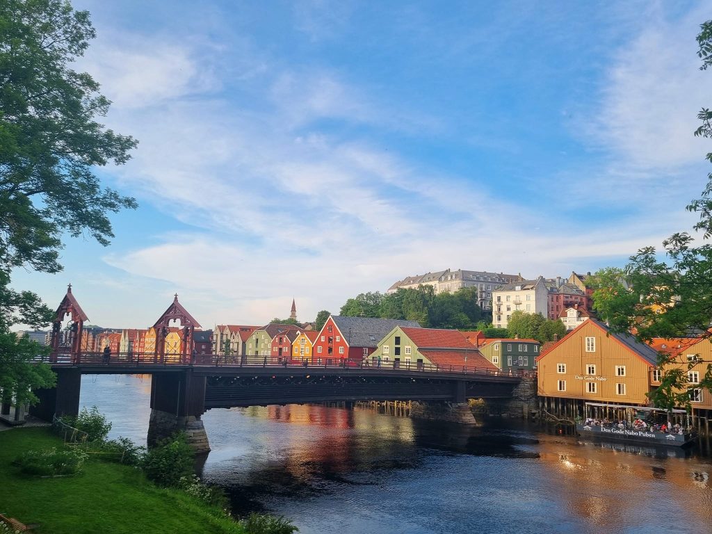 The old bridge of Trondheim