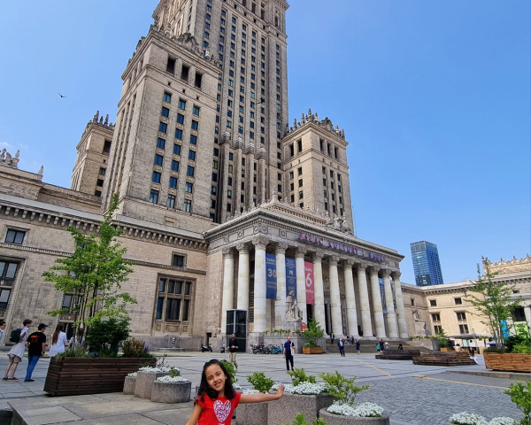 Warsaw, the Palace of Culture and Science
